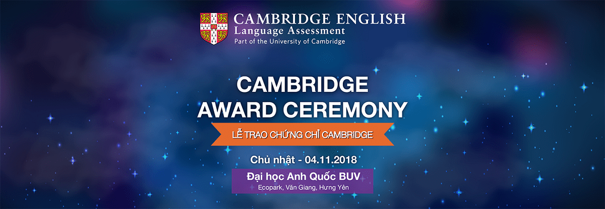 Lễ trao chứng chỉ Cambridge khu vực Hà Nội