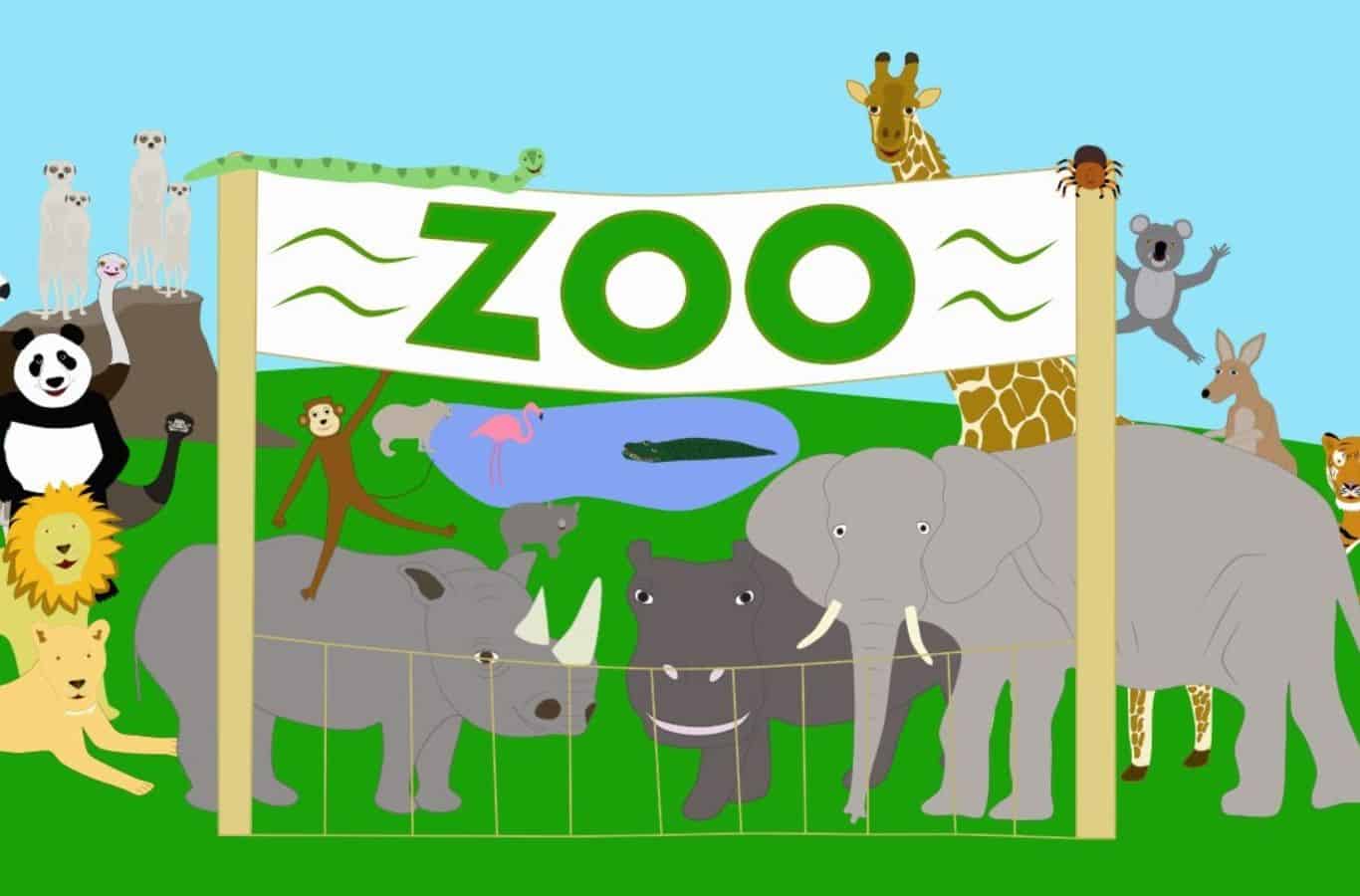Bài hát tiếng Anh lớp 2 - At the zoo 