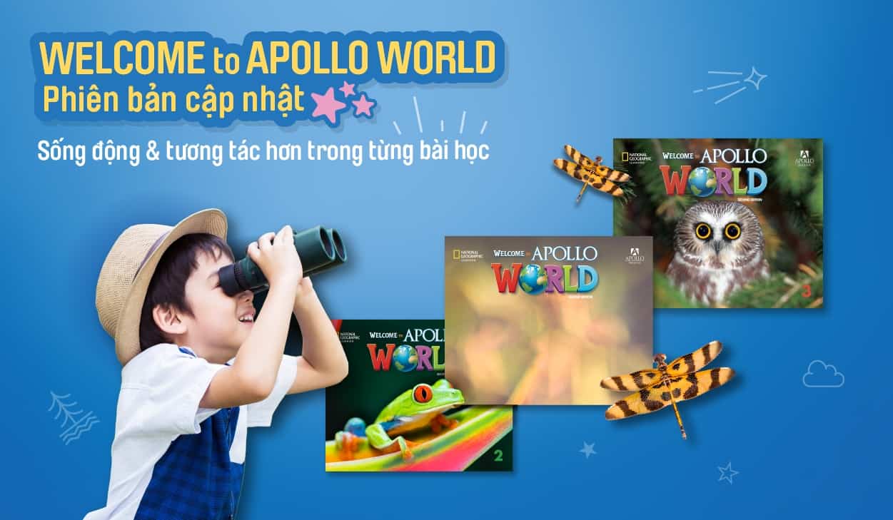 Sách tiếng Anh cho bé 5 tuổi Apollo World