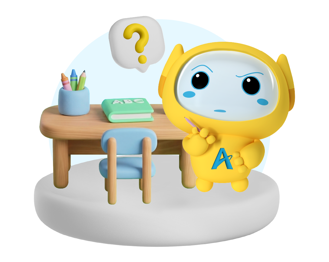 Wonderbot bên bàn học