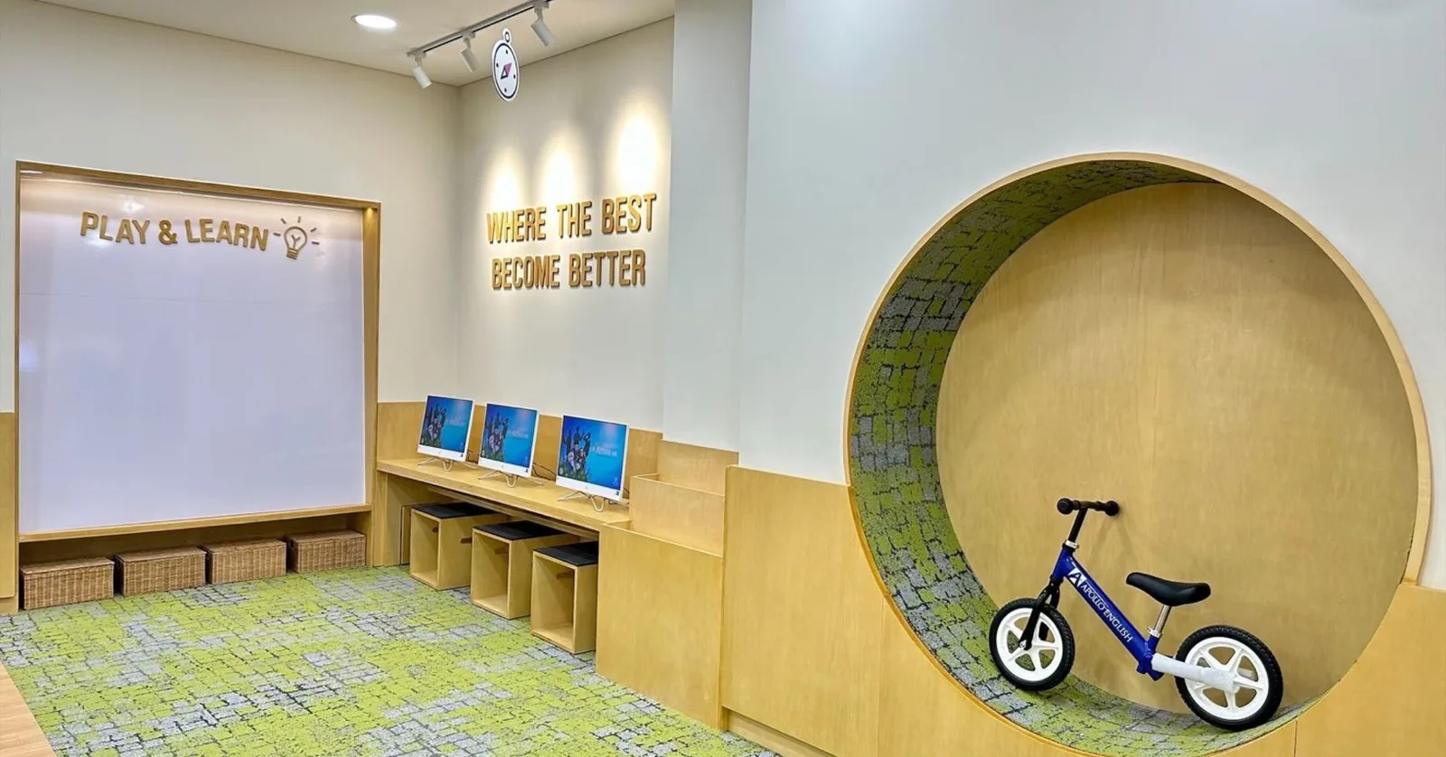 Khu vực Play & Learn sáng tạo